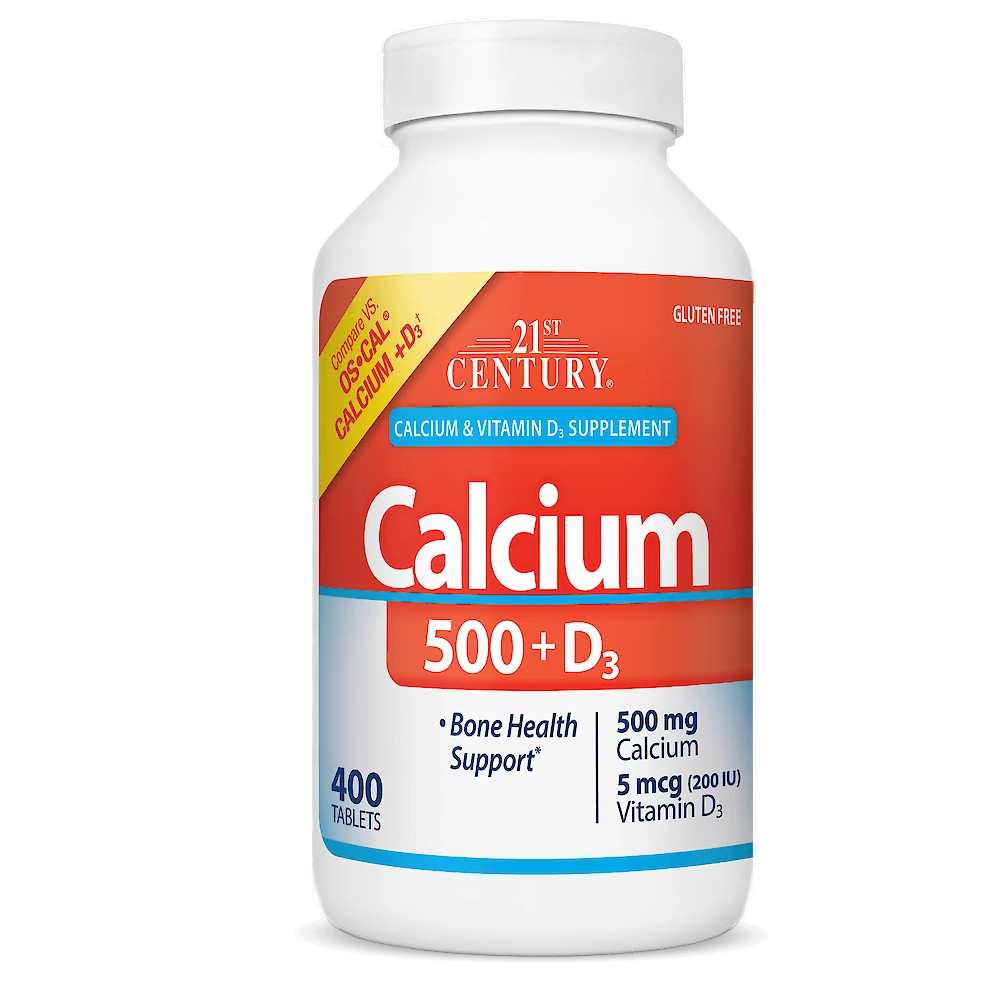 21st Century Calcium 500 +d3 90 Tabs thumbnail 2