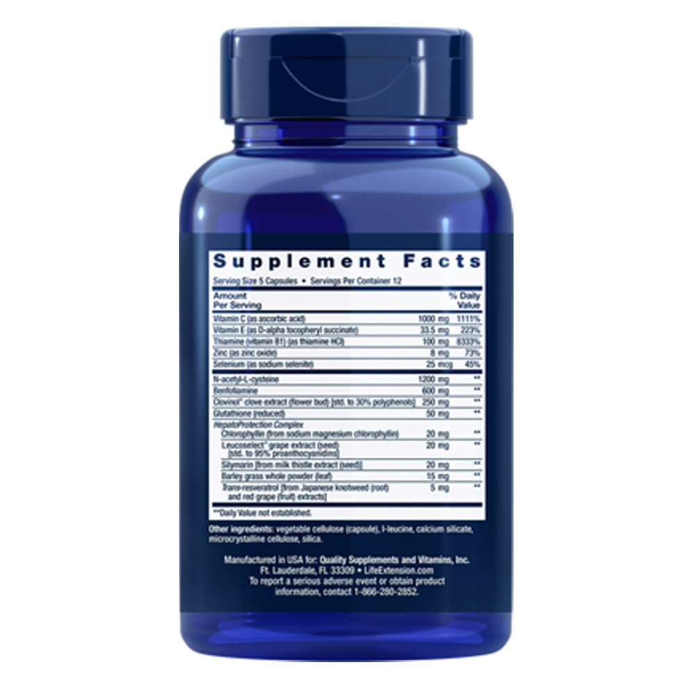 Life Extension Anti-Alcohol Hepato Protection Complex – 60 Capsules thumbnail 2