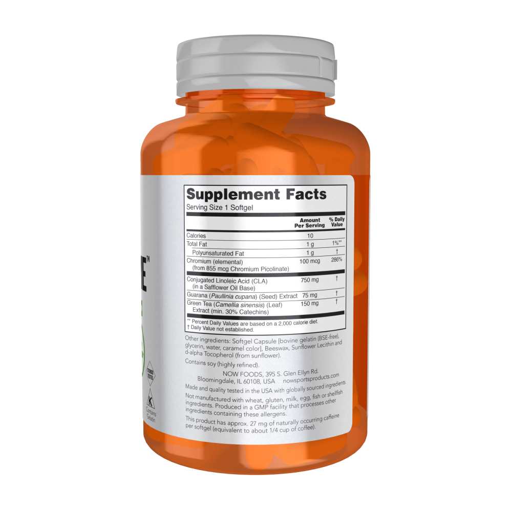 Now Sports Cla Extreme™ – Thermogenic Weight Management – 90 Softgels thumbnail 2