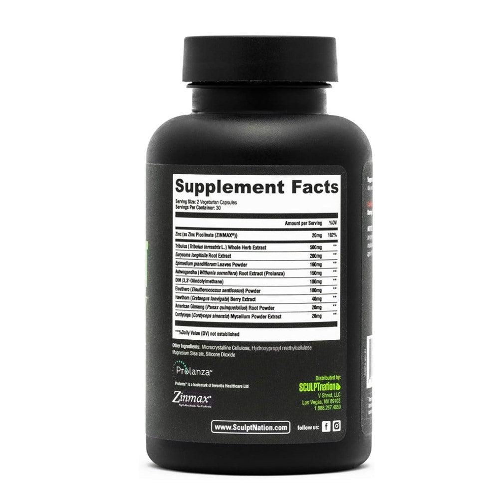 Test Boost Max Sculpt Nation- Natural Testosterone Booster - 60 Vegetarian Capsules - Dietary Supplement thumbnail 3