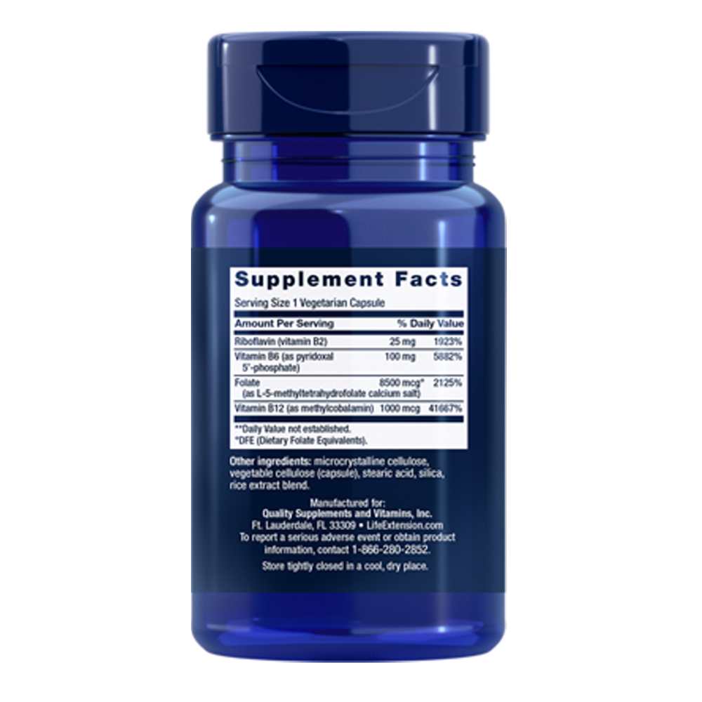 Life Extension Homocysteine Resist – 60 Vegetarian Capsules thumbnail 2