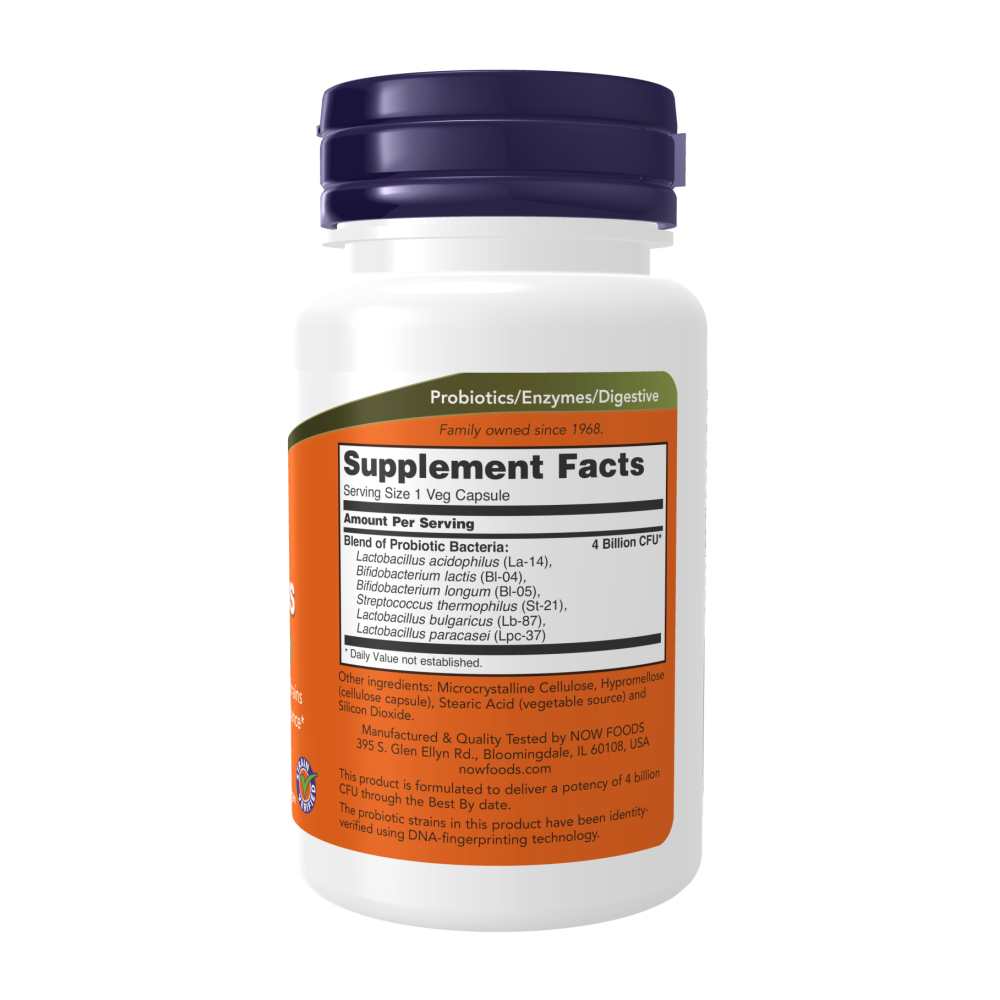 Now Foods 4x6 Acidophilus – 4 Billion Cfu, 6 Strains – 60 Veg Capsules thumbnail 3
