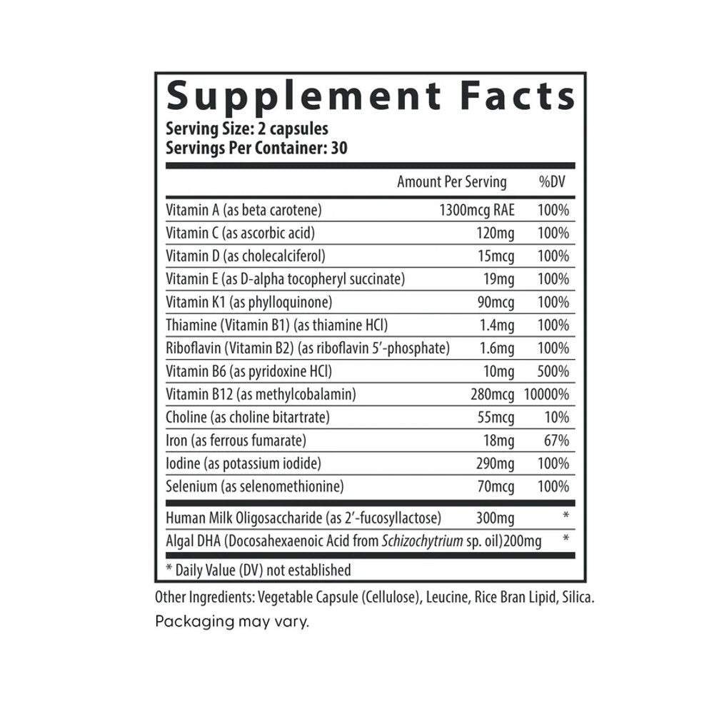 Fairhaven Health Postnatal Multivitamin Essentials with DHA – Daily Support for Postpartum Moms & Newborns Natural Lavender Aroma | Dietary Supplement | 40 Capsules – One-Month Supply thumbnail 2