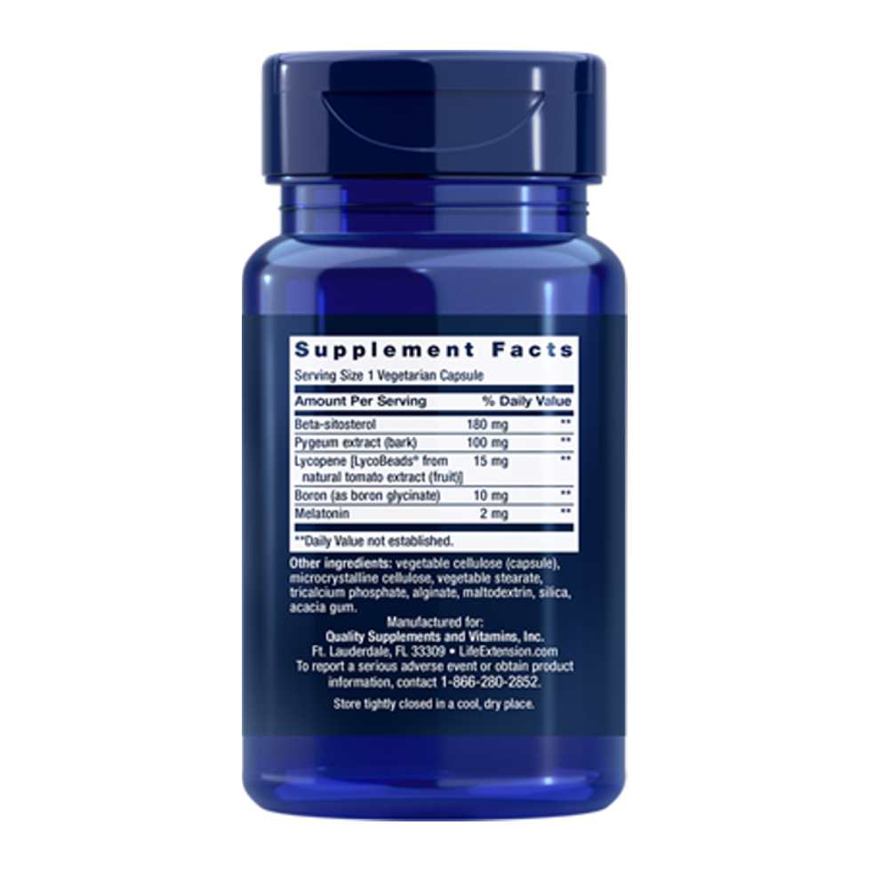 Life Extension Men's Bladder Support 30 Vegetarian Capsules thumbnail 2