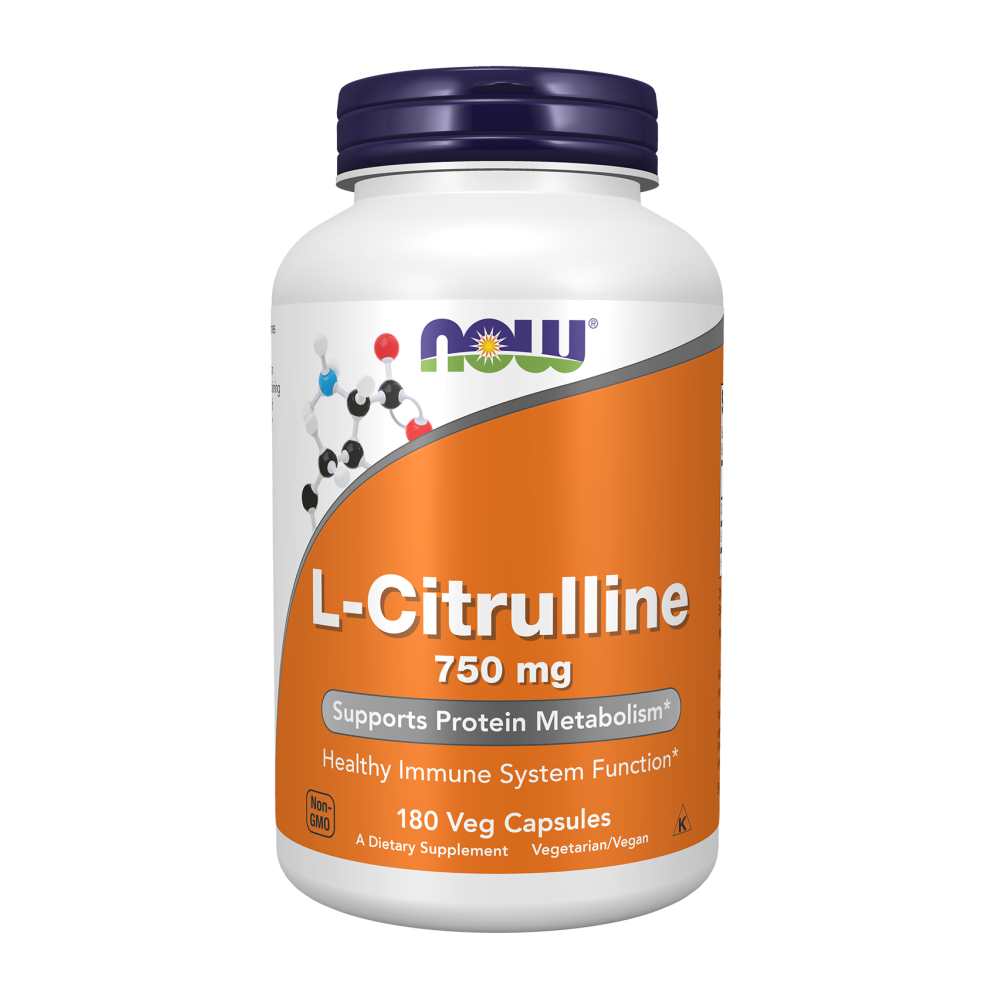 Now Foods L-Citrulline 750mg – Protein Metabolism & Immune Support – 90 Veg Capsules thumbnail 2