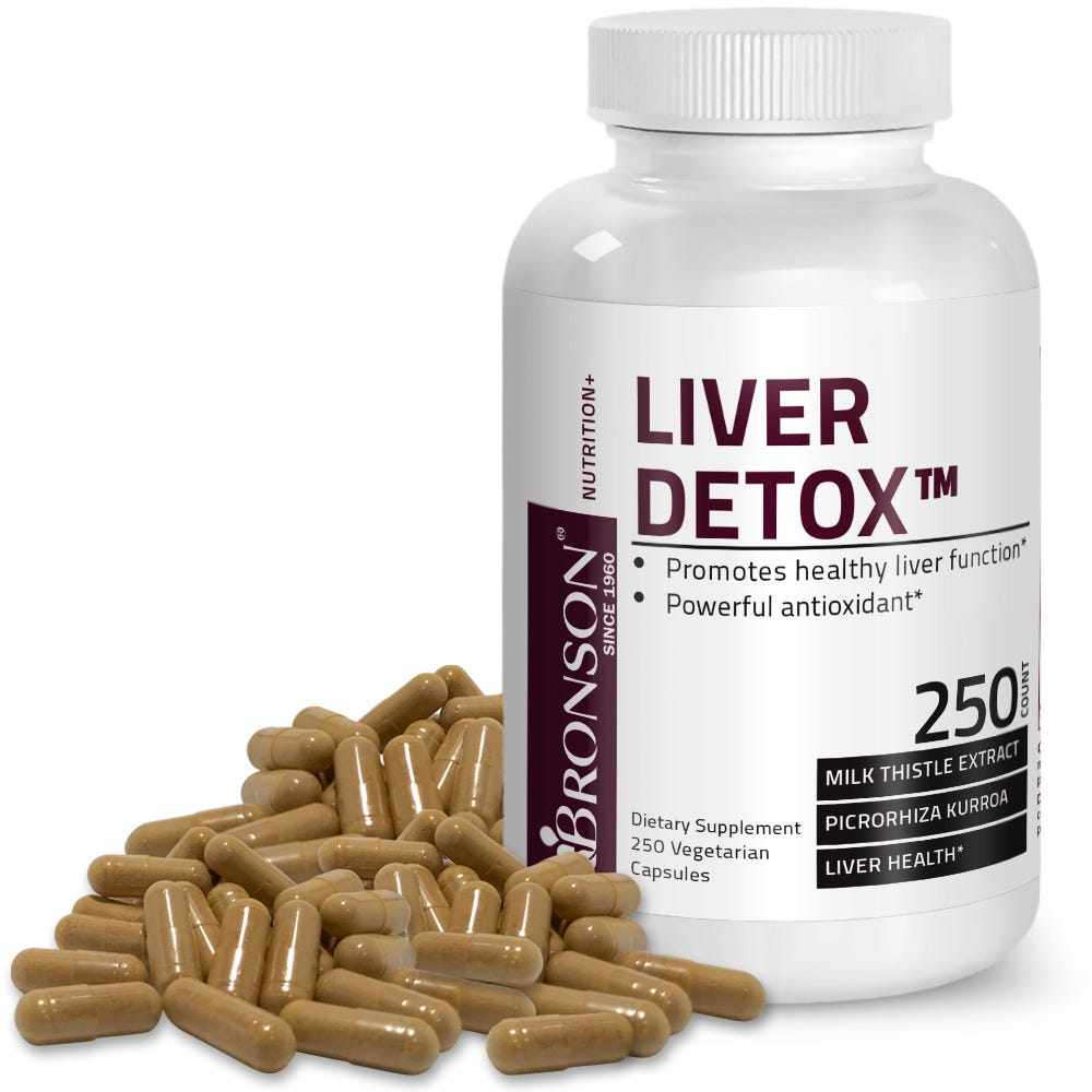 Bronson Vitamins Liver Detox™ Formula 100 Caps thumbnail 2