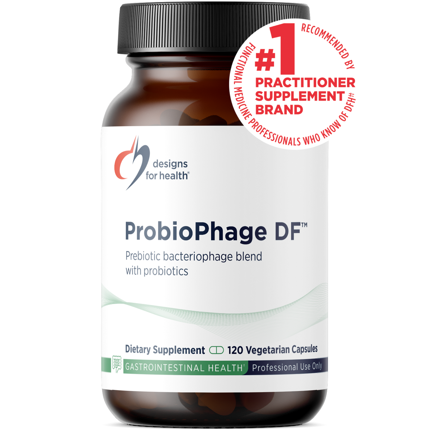 Designs for Health Probiophage Df™ 60 Caps thumbnail 2