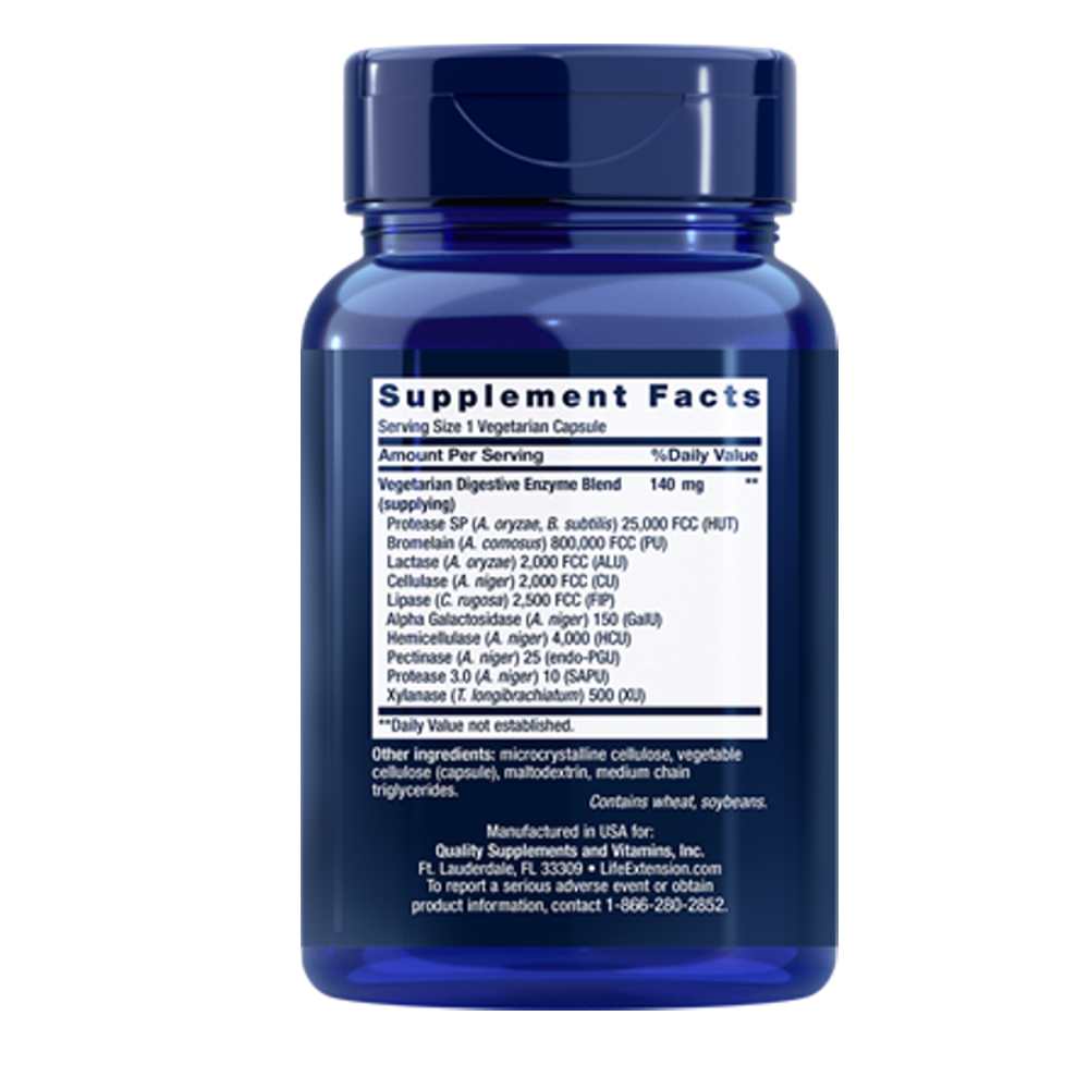 Life Extension Enhanced Super Digestive Enzymes & Probiotics – 60 Vegetarian Capsules thumbnail 2