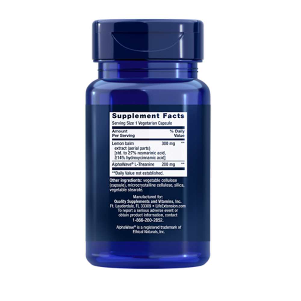 Life Extension Enhanced Stress Relief – 30 Vegetarian Capsules thumbnail 2