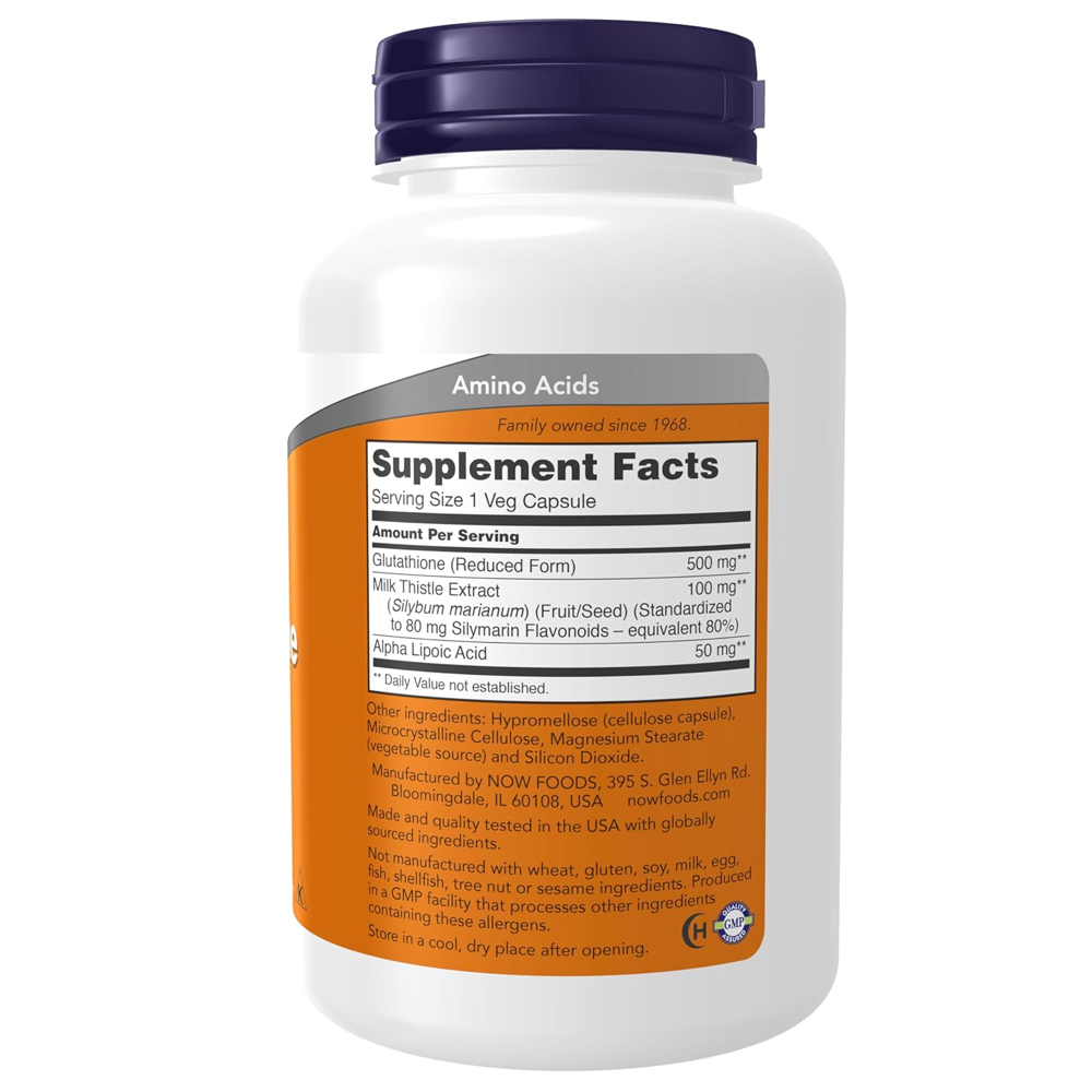 Glutathione 500mg By Now Food thumbnail 2