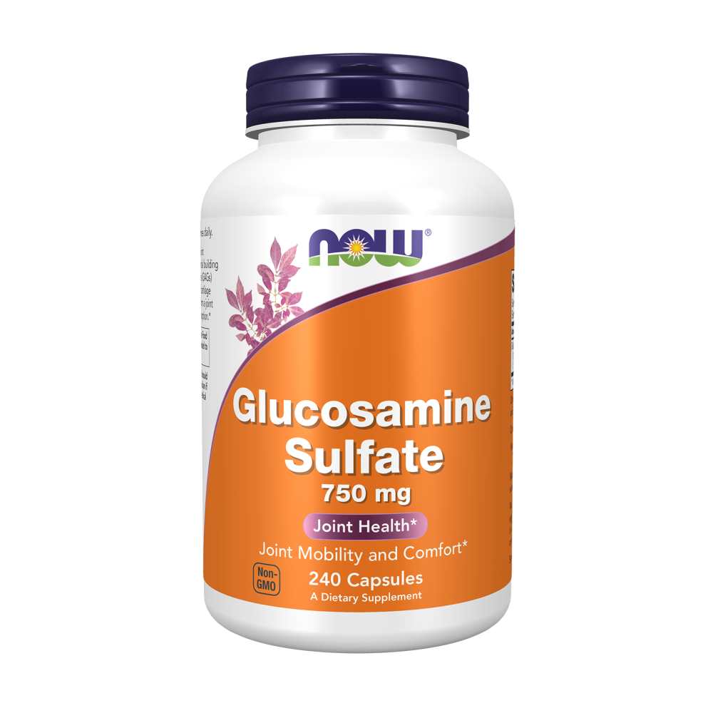 Now Foods Glucosamine Sulfate 750 Mg – Joint Health Support – 120 Capsules thumbnail 2