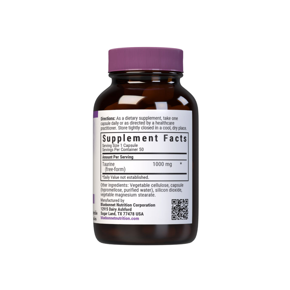 Bluebonnet Nutrition Taurine 1000 Mg 50 Caps thumbnail 2