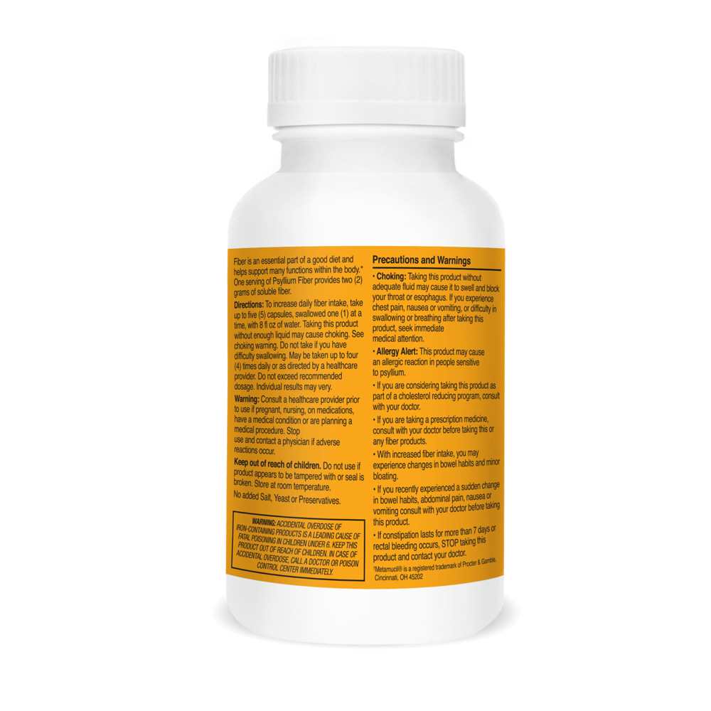 21st Century Psyllium Fiber 160 Caps thumbnail 2