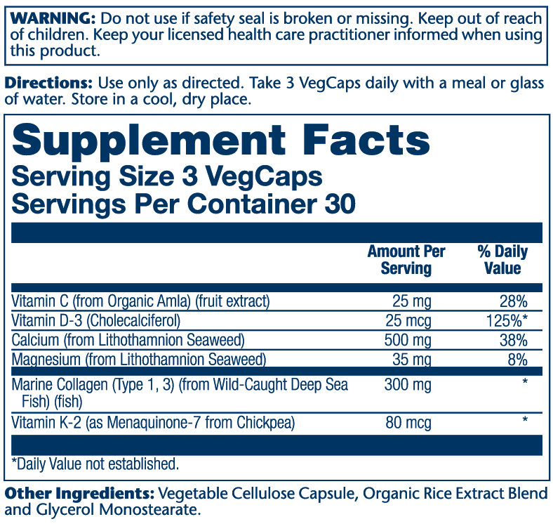 Solaray Collagen Bone Complete 90 Caps thumbnail 2