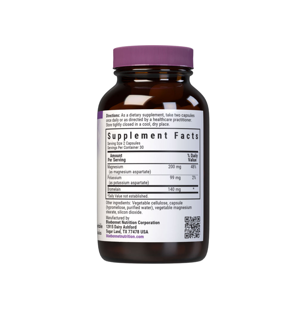 Bluebonnet Nutrition Magnesium Potassium & Bromelain 60 Caps thumbnail 2