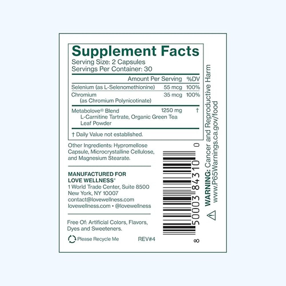 Metabo Love® by Love Wellness – Energy & Thyroid Support Formula thumbnail 2