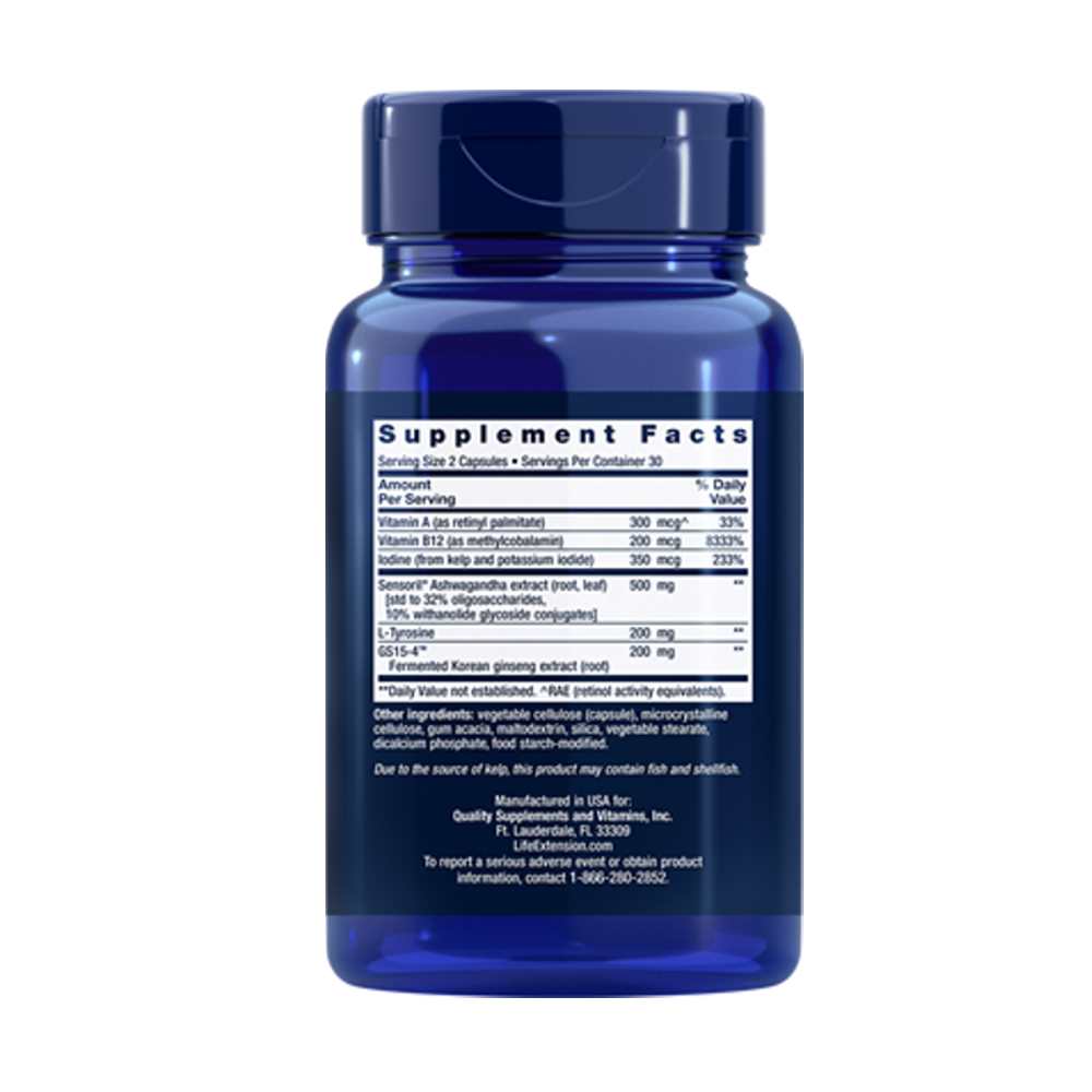 Life Extension Thyroid Support Complex 60 Capsules thumbnail 2
