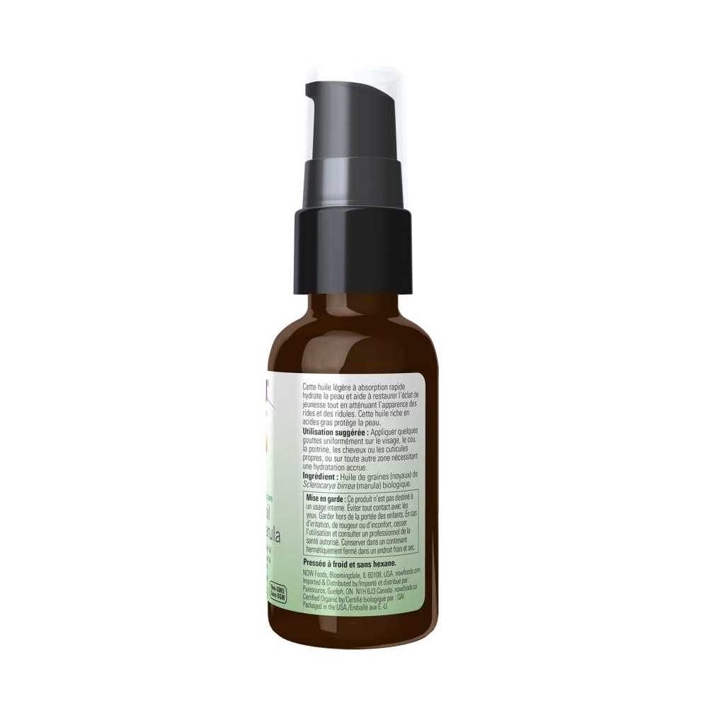 Now Foods Marula Oil – 100% Pure & Certified Organic – Antioxidant-Rich Skin & Hair Oil – 30 M L thumbnail 2