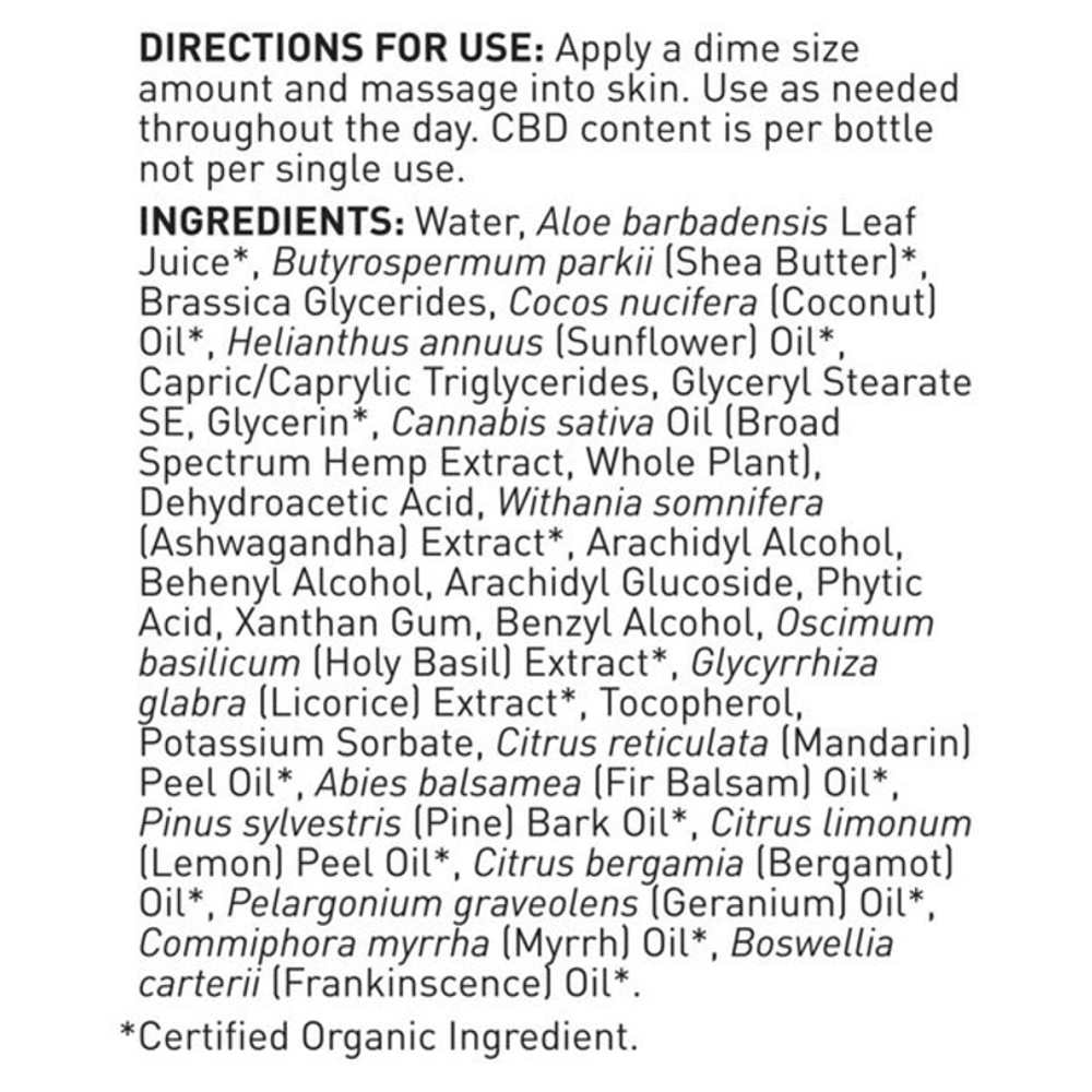Garden of Life Dr. Formulated Cbd Intensive Recovery 2.5 Fl Oz (73.9ml) Lotion thumbnail 2