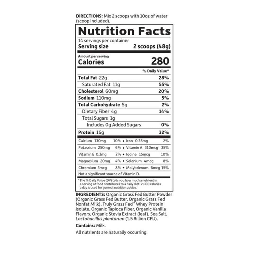 Garden of Life Dr. Formulated Keto Meal Balanced Shake Vanilla 672g Powder thumbnail 2