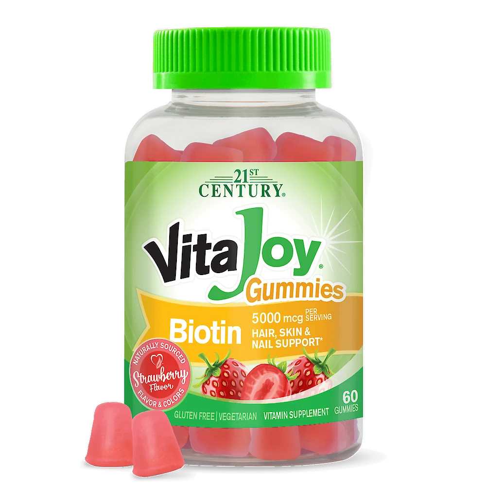 21st Century Vita Joy® Biotin 5000 Mcg 120 Gummies thumbnail 2