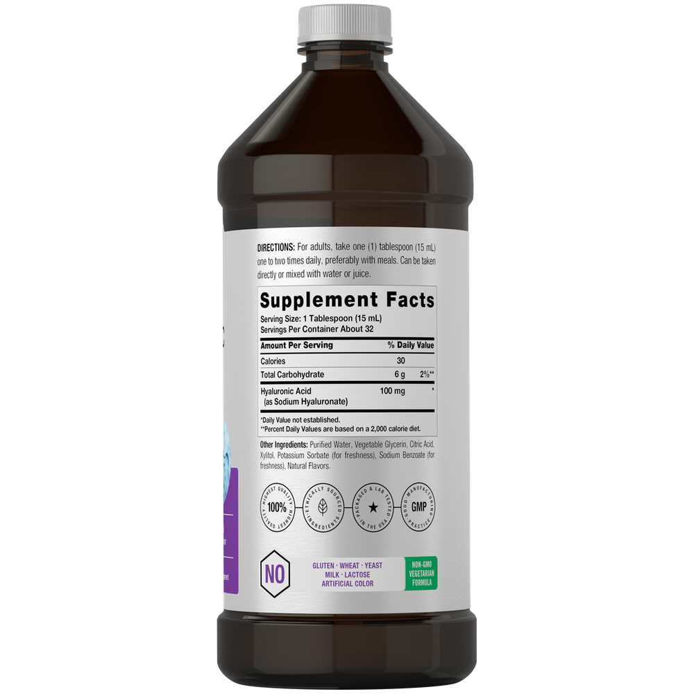 Horbäach Hyaluronic Acid 100mg | 16oz Liquid thumbnail 2