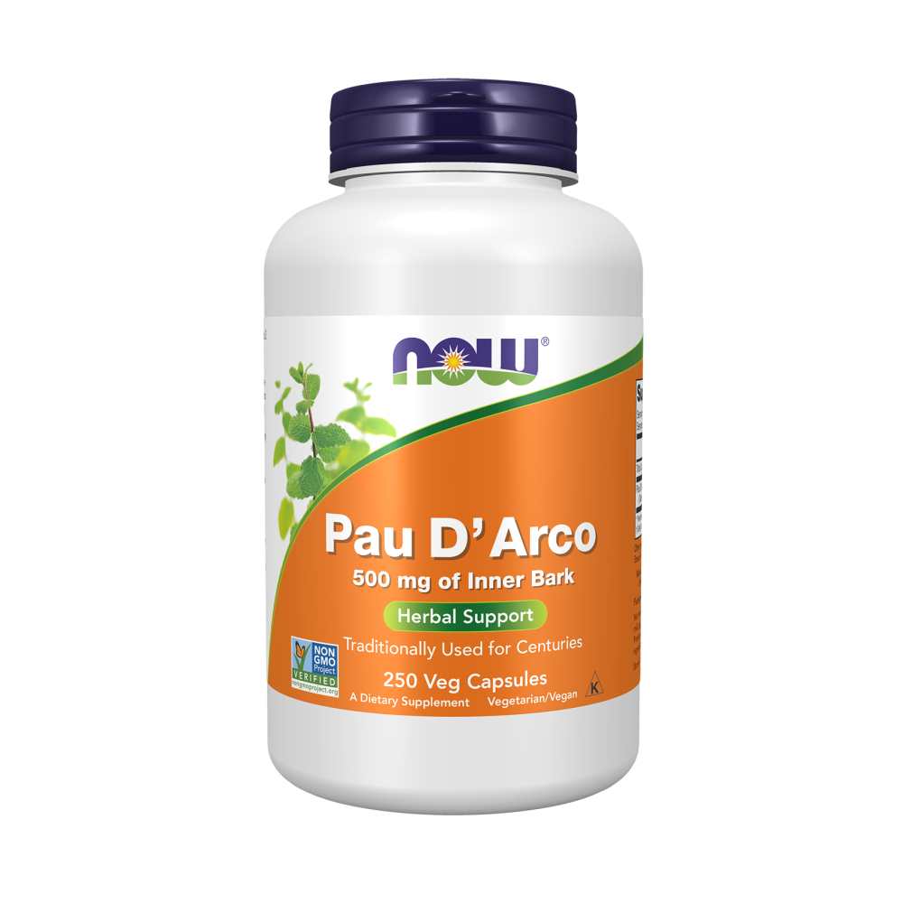 Now Foods Pau D'arco 500 Mg – Immune & Herbal Support – 100 Veg Capsules thumbnail 2