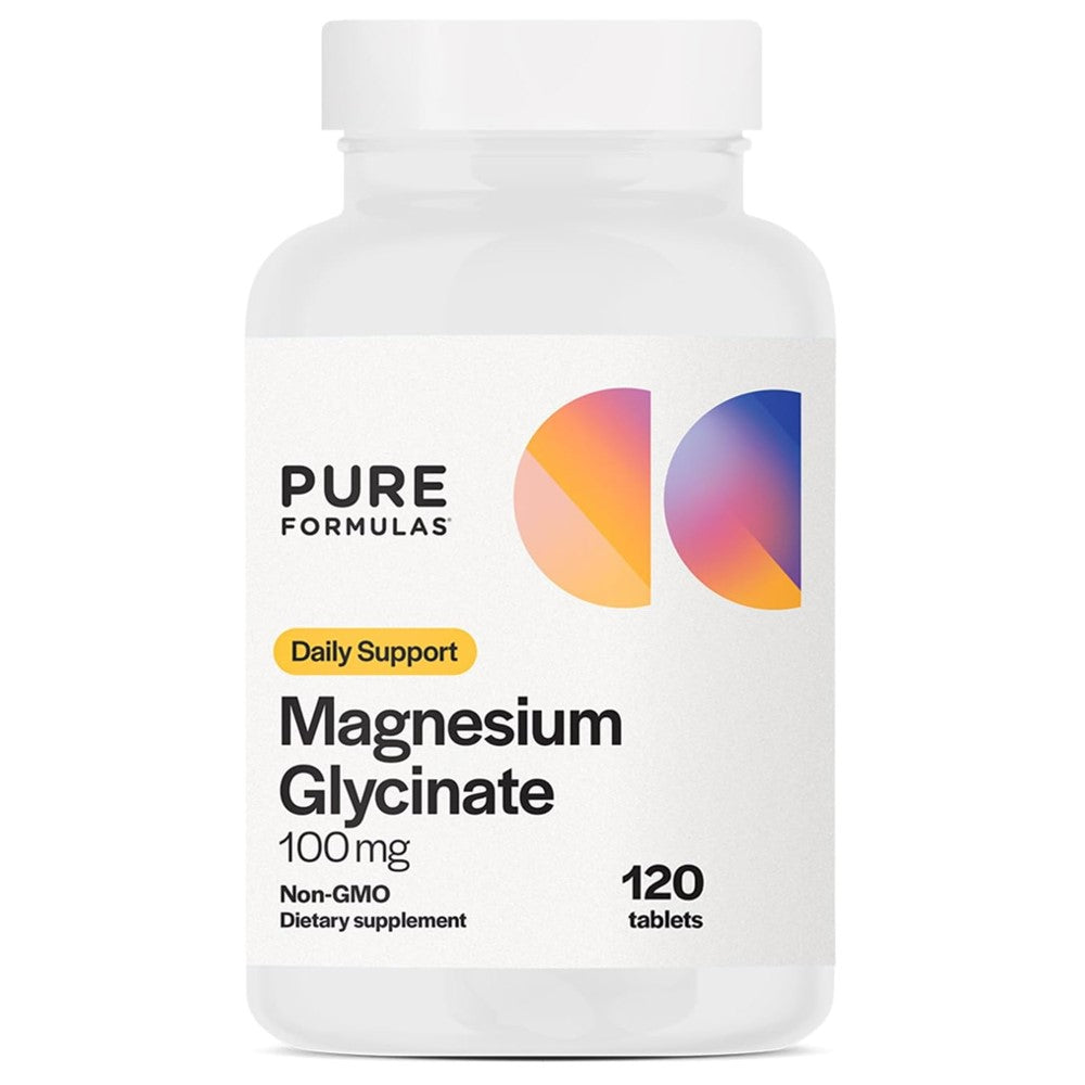 Pure Formulas Magnesium Glycinate 100MG Tablets thumbnail 3