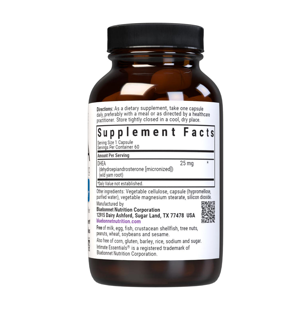 Bluebonnet Nutrition Intimate Essentials Dhea 25 Mg 60 Caps thumbnail 2