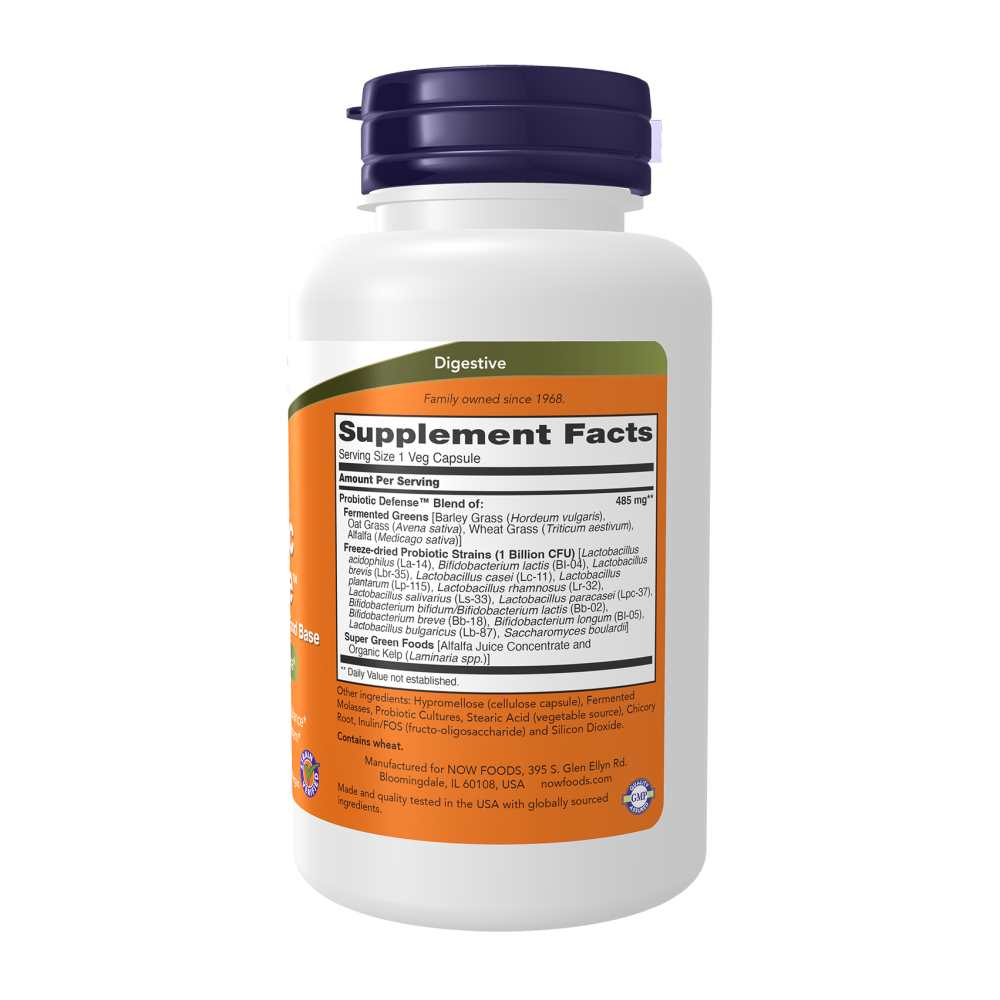 Now Foods Probiotic Defense – Whole Food Probiotic Blend – 90 Veg Capsules thumbnail 2
