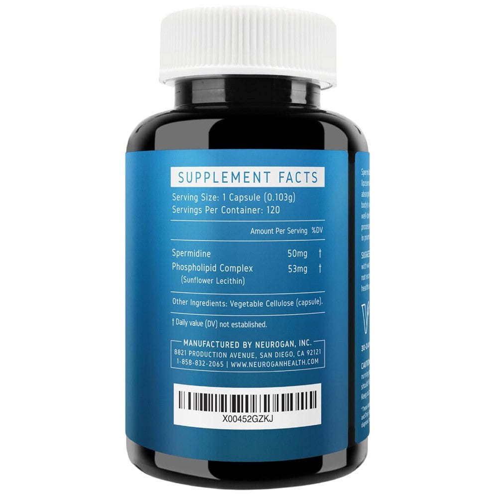 Neurogan +Health Pro+ Spermidine 50MG - Liposomal Spermidine Complex thumbnail 2