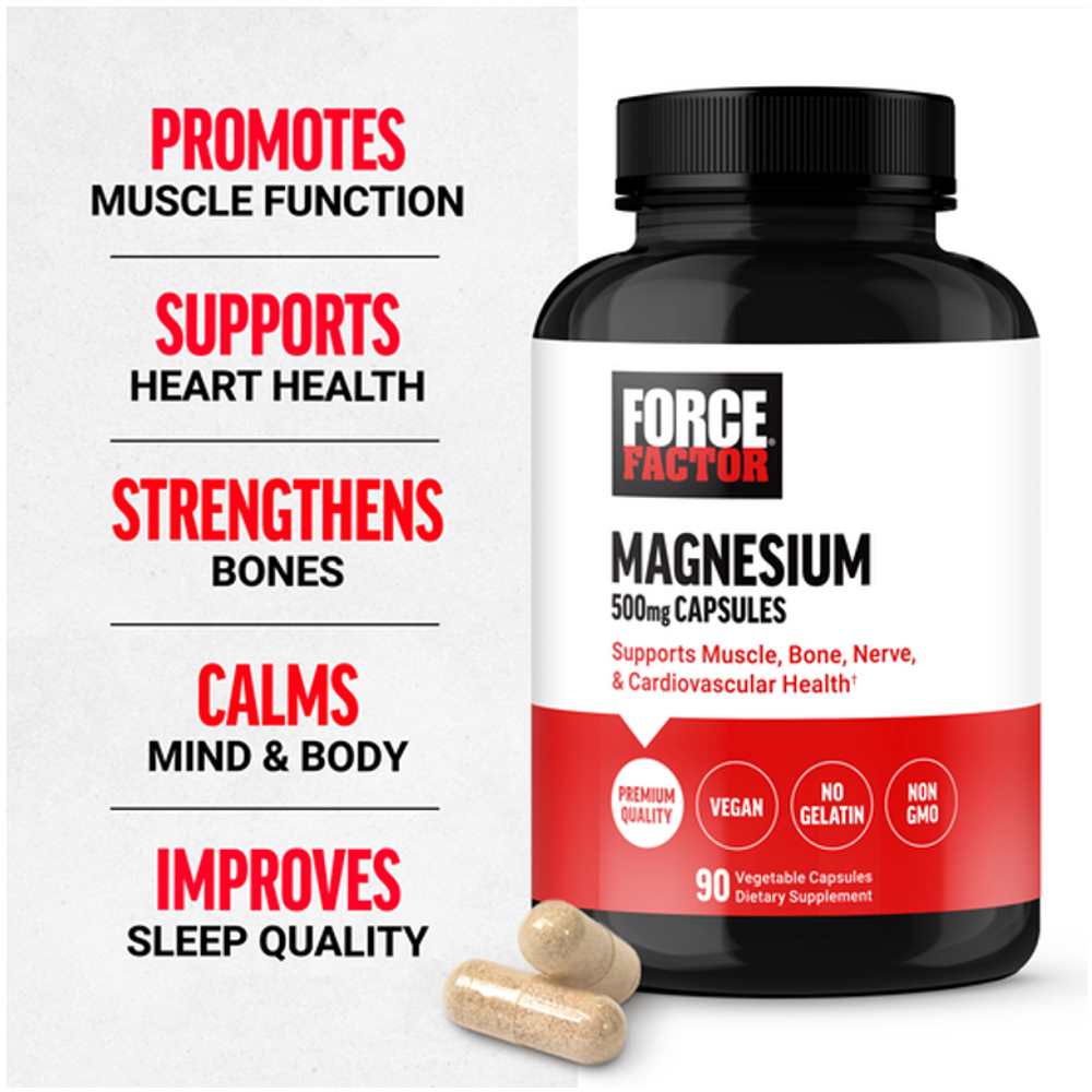 Force Factor Magnesium Complex – 90 Capsules thumbnail 2