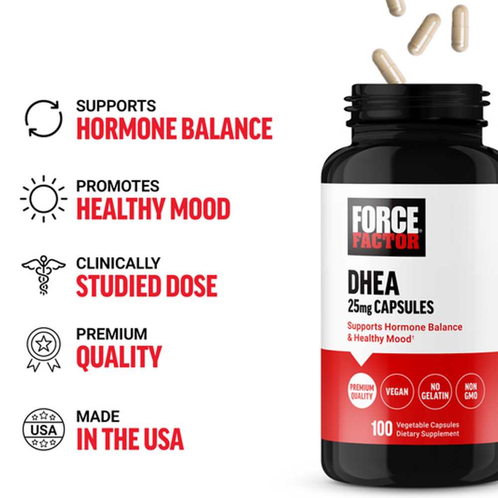 Force Factor DHEA – 100 Capsules thumbnail 2