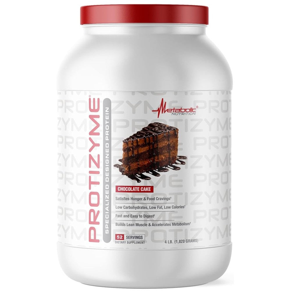Protizyme by Metabolic Nutrition – Chocolate Cake Protein for Cravings & Muscle Support thumbnail 3
