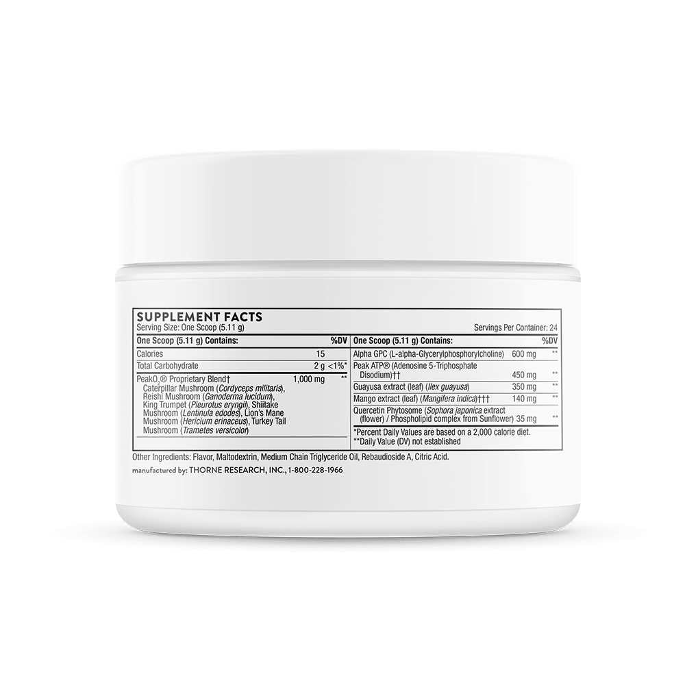Thorne Pre-Workout Elite – Citrus Berry Energy & Performance Boost thumbnail 2