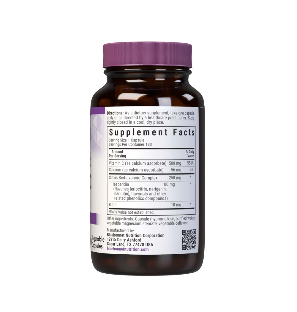 Bluebonnet Nutrition Buffered Vitamin C-500 Mg 180 Caps thumbnail 2