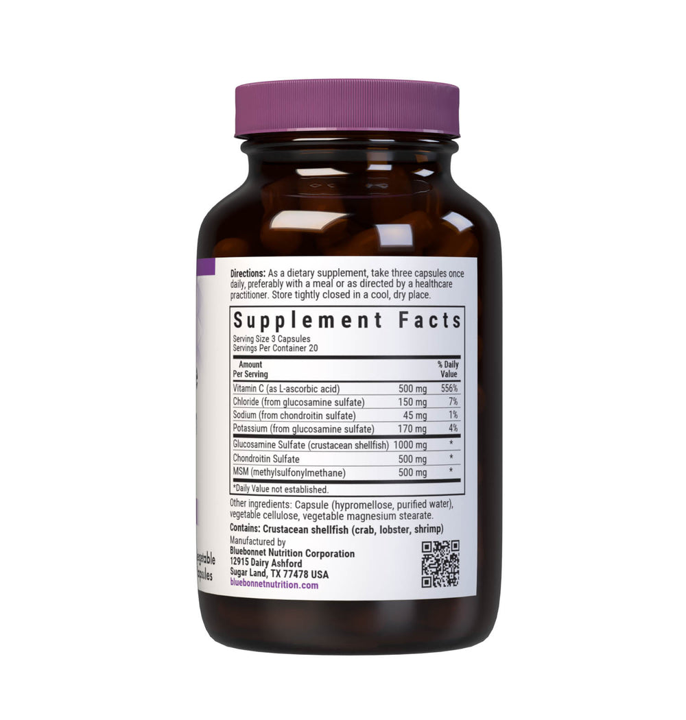 Bluebonnet Nutrition Glucosamine Chondroitin & Msm 60 Caps thumbnail 3