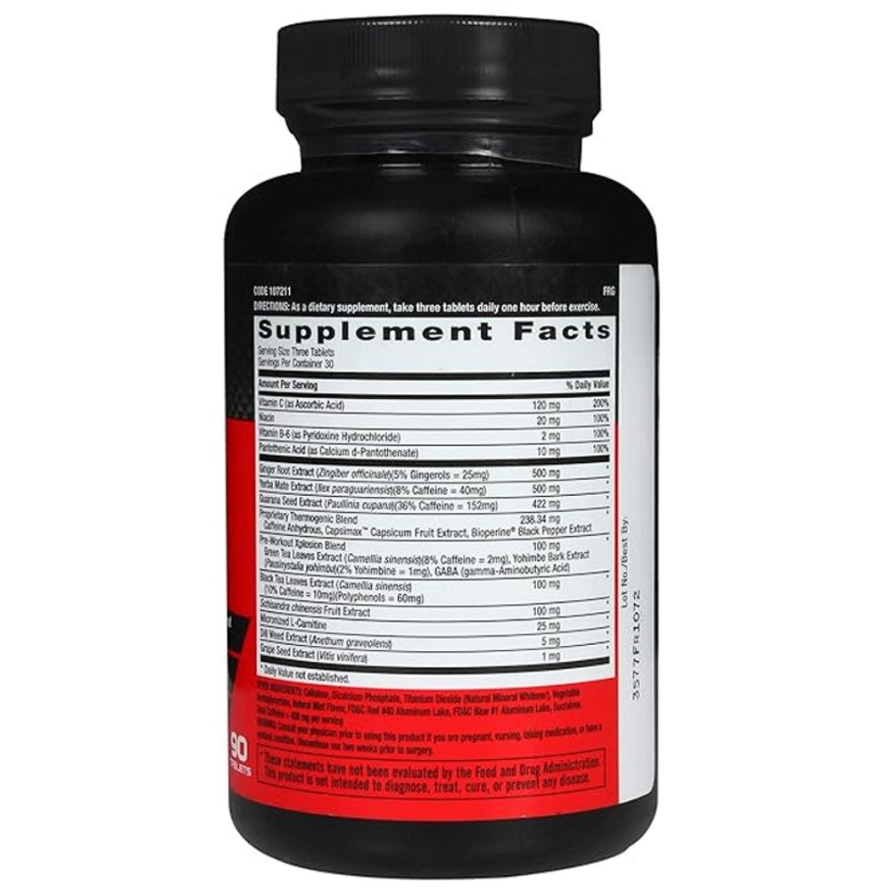 GNC Pro Performance Thermo Burst Hardcore – Extreme Energy & Fat Burning thumbnail 2