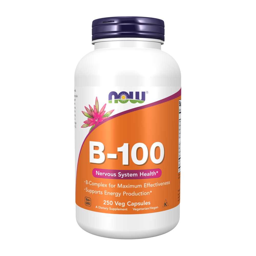 Now Foods B-100 – 100 Veg Capsules thumbnail 3