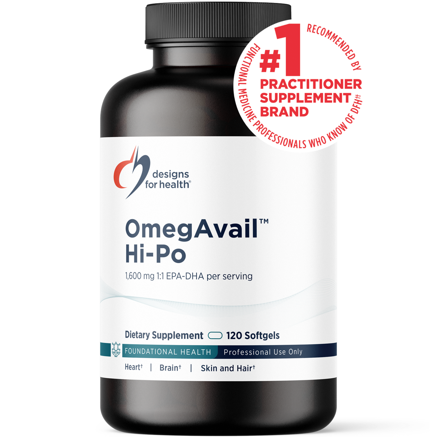 Designs for Health OmegAvail Hi-Po 60 Softgels thumbnail 2