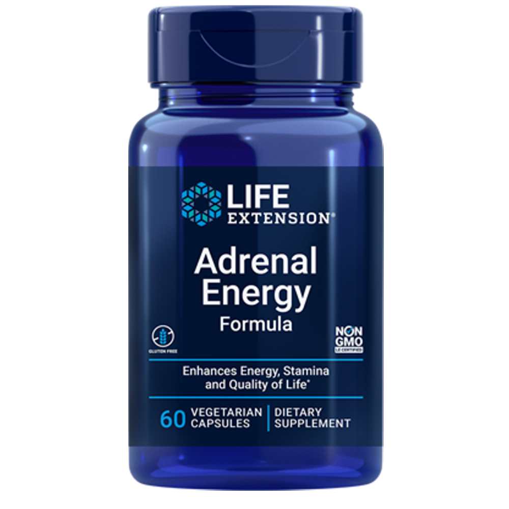 Life Extension Adrenal Energy Formula – 120 Vegetarian Capsules thumbnail 3