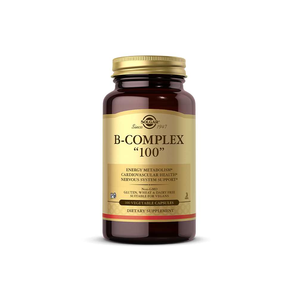 Solgar B-Complex “100” 50 Vegetable Capsules thumbnail 2