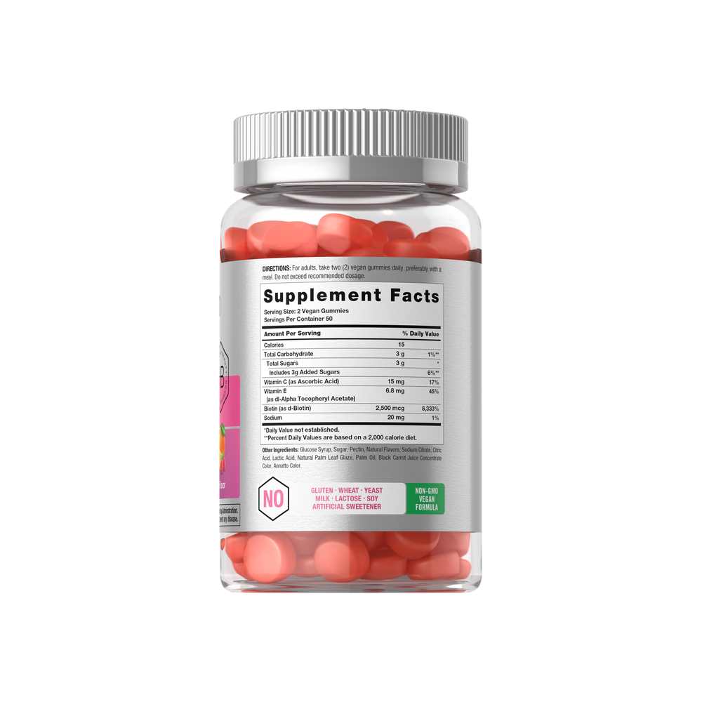 Horbäach Hair Skin & Nails | 100 Gummies thumbnail 2