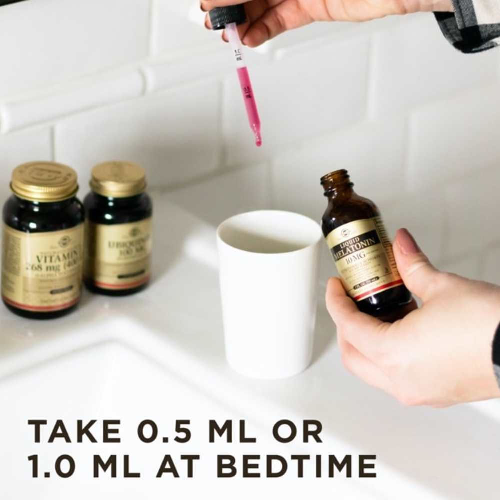 Solgar Liquid Melatonin 10 Mg – Natural Black Cherry Flavor 59ml thumbnail 2