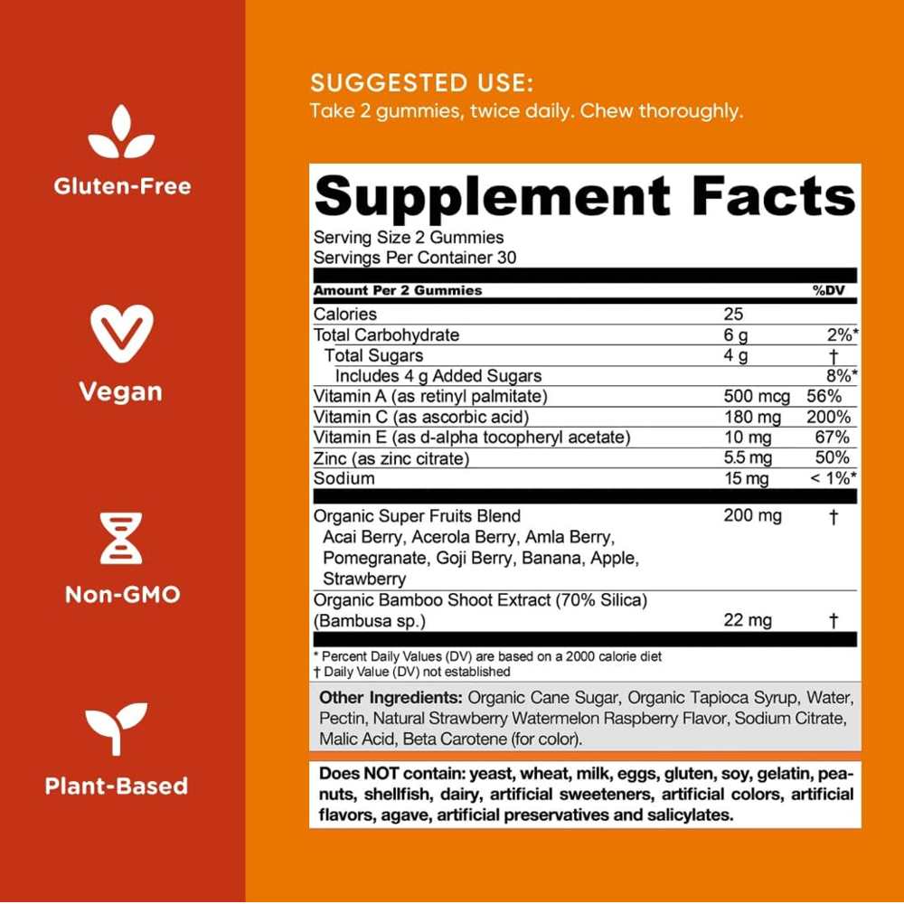 Goli Superfruits Collagen – Mixed Fruit Gummies | 60 Vegan Gummies | Plant-Based Nutrition thumbnail 2