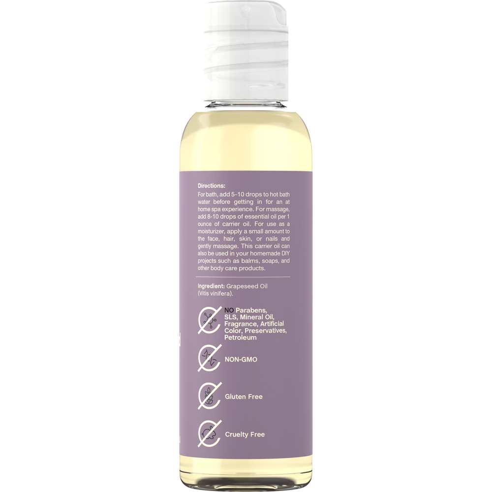 Horbäach Grapeseed Oil | 4oz Liquid thumbnail 2