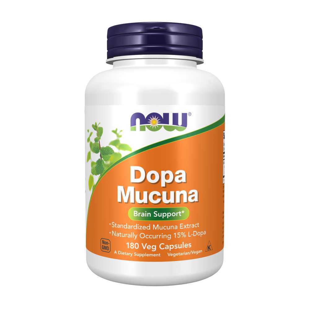 Now Foods Dopa Mucuna – Brain & Mood Support – 90 Veg Capsules thumbnail 2