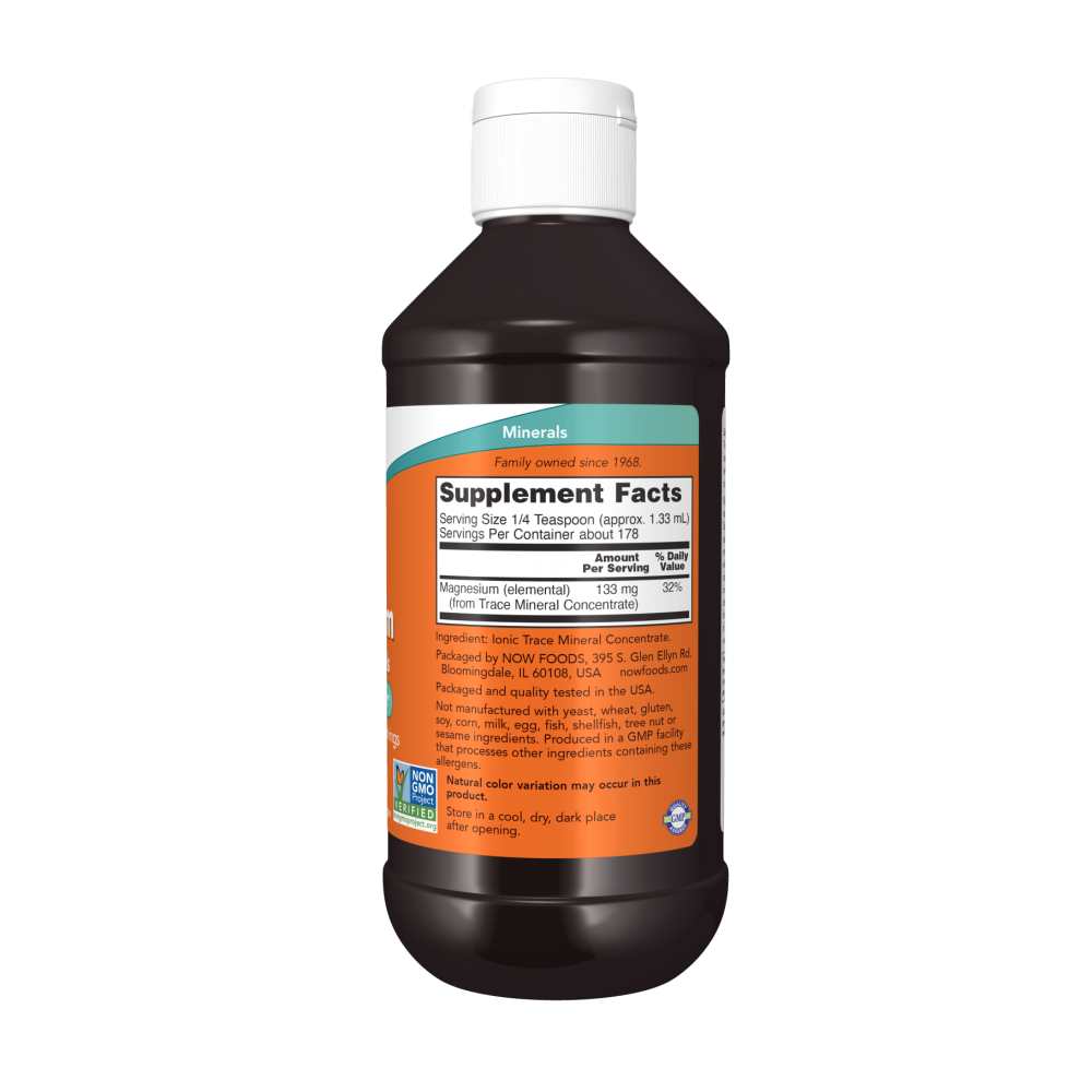 Now Foods Liquid Magnesium with Trace Minerals – 237ml thumbnail 2