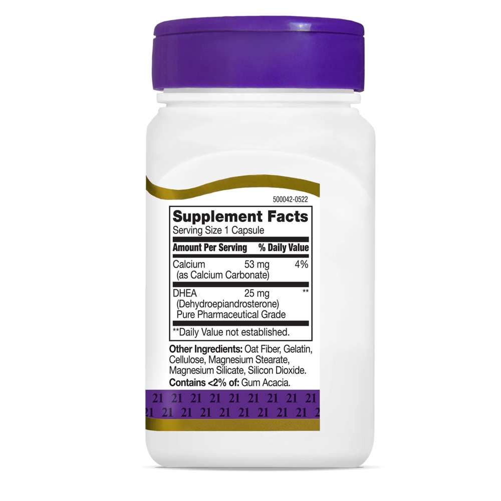 21st Century DHEA 25 mg 90 caps thumbnail 2