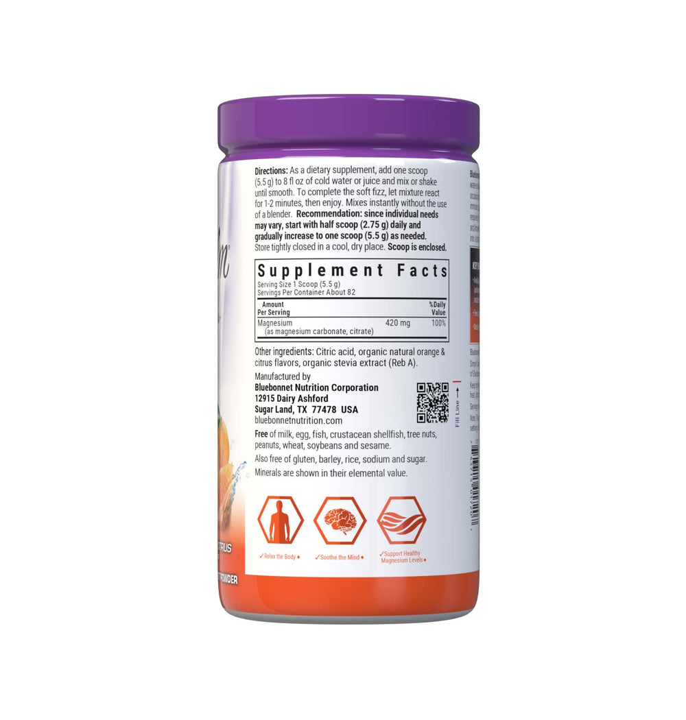 Bluebonnet Nutrition Simply Calm® Powder Orange Flavor 454g thumbnail 2